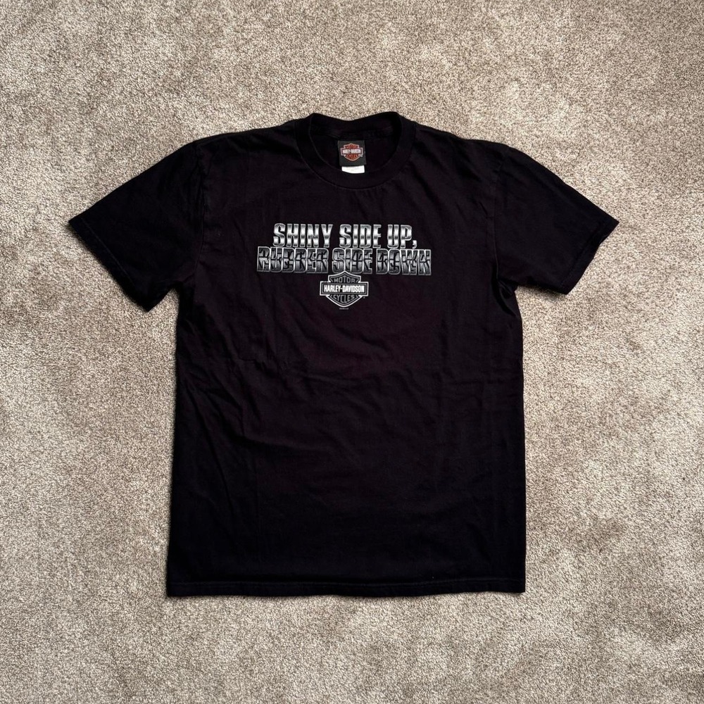 BLACK HARLEY DAVIDSON "VICTORIA, BC" GRAPHIC TEE